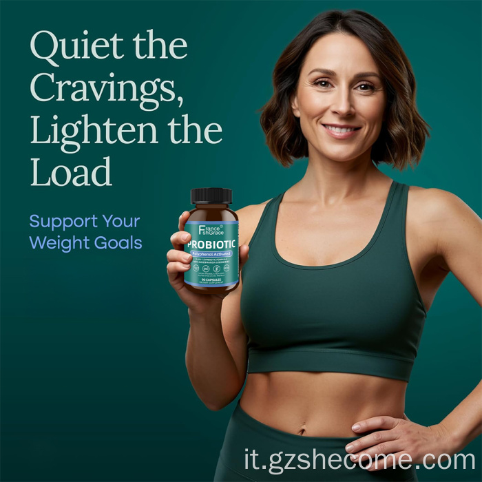 Supporto metabolico intestinale in capsule Shecome Probiotic